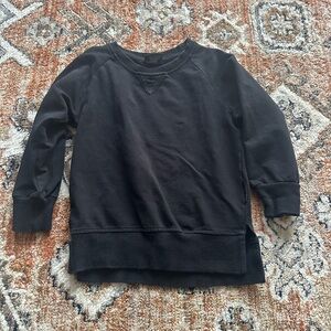 Little Bipsy Black Crewneck Sweatshirt Size 2-3Y